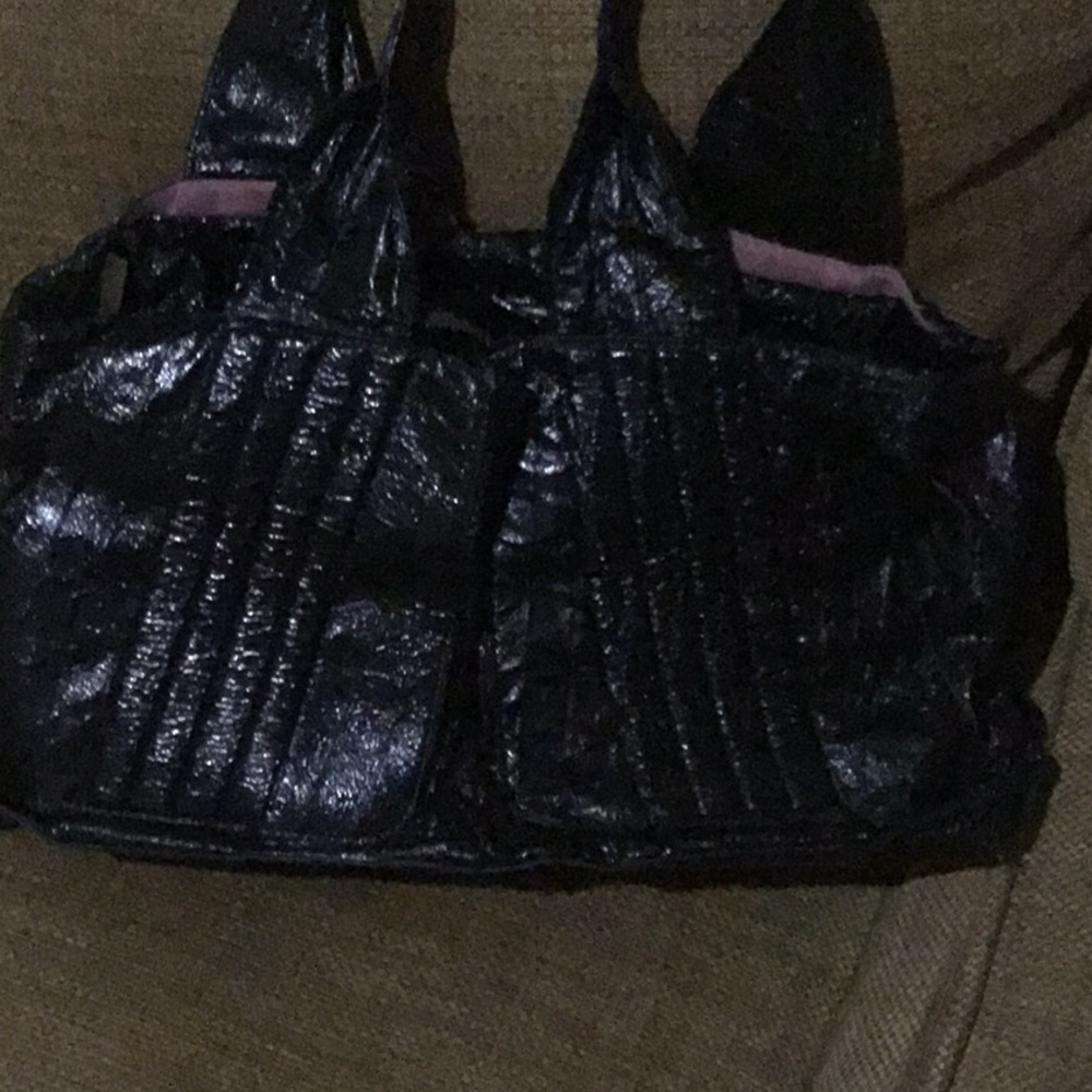 Vegan women’s black handbag